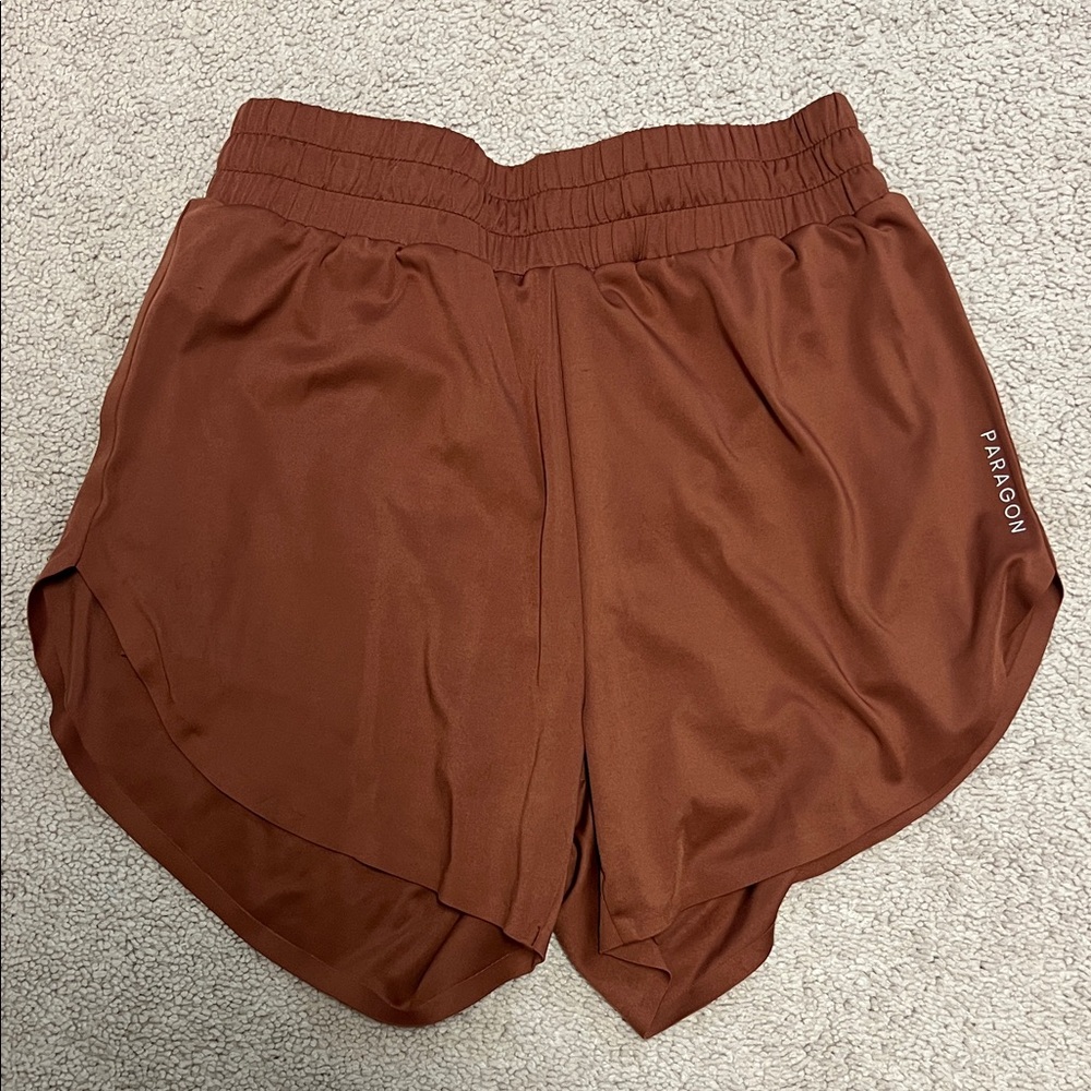 PARAGON Women's Athletic Shorts in Rich Brown